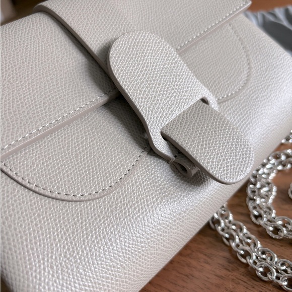 Senreve Aria Belt Bag in Pebbled Sand leather with Silver hardware - Picture 6 of 8